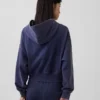 Bluza z kapturem z miękkiej dzianiny frotte „Vintage”
