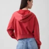 Bluza z kapturem z miękkiej dzianiny frotte „Vintage”
