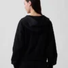Bluza z kapturem z miękkiej dzianiny frotte „Vintage”