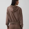 Bluza z kapturem z miękkiej dzianiny frotte „Vintage”