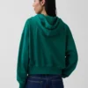 Bluza z kapturem z miękkiej dzianiny frotte „Vintage”