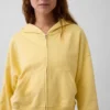 Bluza z kapturem z miękkiej dzianiny frotte „Vintage”