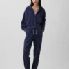 Bluza z kapturem z miękkiej dzianiny frotte „Vintage”