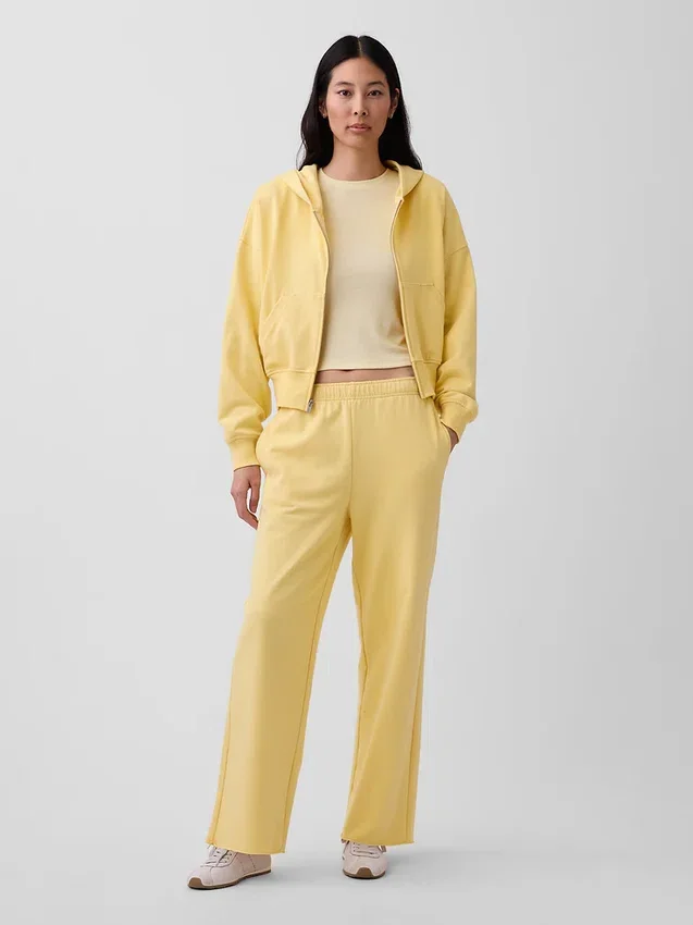 Bluza z kapturem z miękkiej dzianiny frotte „Vintage”