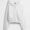 Bluza z kapturem z miękkiej dzianiny frotte „Vintage”