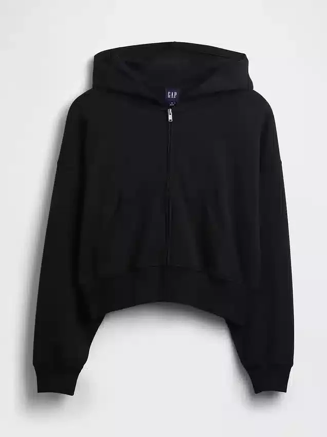 Bluza z kapturem z miękkiej dzianiny frotte „Vintage”