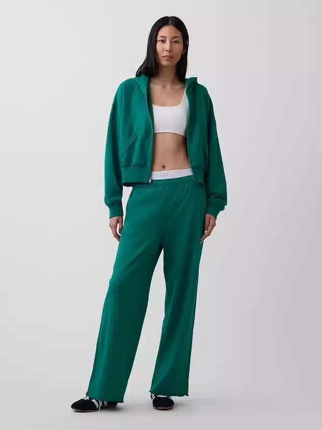 Bluza z kapturem z miękkiej dzianiny frotte „Vintage”