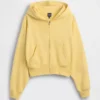 Bluza z kapturem z miękkiej dzianiny frotte „Vintage”