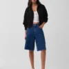 Bluza z kapturem z miękkiej frotte Vintagesoft, oversize, z zamkiem i klinowym krojem