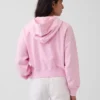 Bluza z kapturem z miękkiej frotte Vintagesoft, oversize, z zamkiem i klinowym krojem