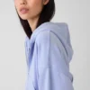 Bluza z kapturem z miękkiej frotte Vintagesoft, oversize, z zamkiem i klinowym krojem