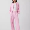 Bluza z kapturem z miękkiej frotte Vintagesoft, oversize, z zamkiem i klinowym krojem