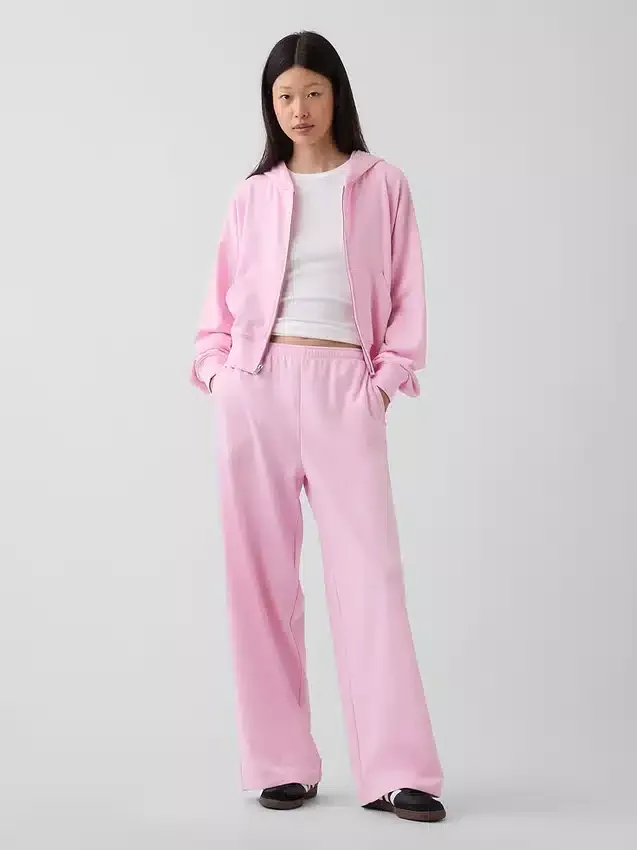 Bluza z kapturem z miękkiej frotte Vintagesoft, oversize, z zamkiem i klinowym krojem