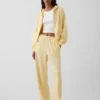 Bluza z kapturem z miękkiej frotte Vintagesoft, oversize, z zamkiem i klinowym krojem