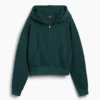 Bluza z kapturem z miękkiej frotte Vintagesoft, oversize, z zamkiem i klinowym krojem