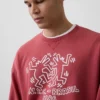 Bluza z logo Keith Haring z grubej dzianiny