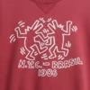 Bluza z logo Keith Haring z grubej dzianiny