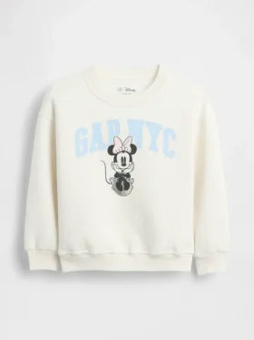 Bluza z logo Vintagesoft Nyc z kolekcji Gap × Niemowlęta i Maluchy