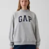 Bluza z logo Vintagesoft Oversized z golfem