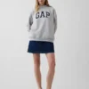 Bluza z logo Vintagesoft Oversized z golfem