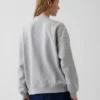Bluza z logo Vintagesoft Oversized z golfem