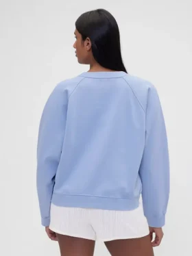 Bluza z nadrukiem logo GAP × Summer Fridays w stylu oversize z raglanowymi rękawami
