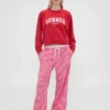 Bluza z nadrukiem logo GAP × Summer Fridays w stylu oversize z raglanowymi rękawami