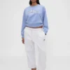 Bluza z nadrukiem logo GAP × Summer Fridays w stylu oversize z raglanowymi rękawami