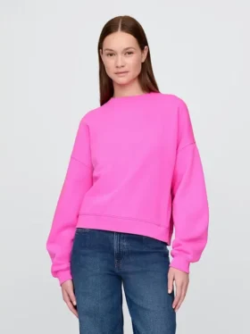 Bluza z okrągłym dekoltem i klinowym wykończeniem Vintagesoft
