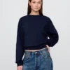 Bluza z okrągłym dekoltem i klinowym wykończeniem Vintagesoft