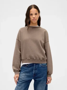 Bluza z okrągłym dekoltem i klinowym wykończeniem Vintagesoft