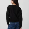 Bluza z okrągłym dekoltem i klinowym wykończeniem Vintagesoft