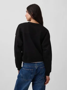Bluza z okrągłym dekoltem i klinowym wykończeniem Vintagesoft
