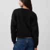 Bluza z okrągłym dekoltem i klinowym wykończeniem Vintagesoft