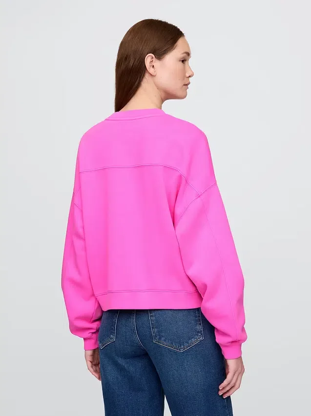 Bluza z okrągłym dekoltem i klinowym wykończeniem Vintagesoft