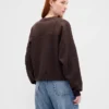Bluza z okrągłym dekoltem i klinowym wykończeniem Vintagesoft
