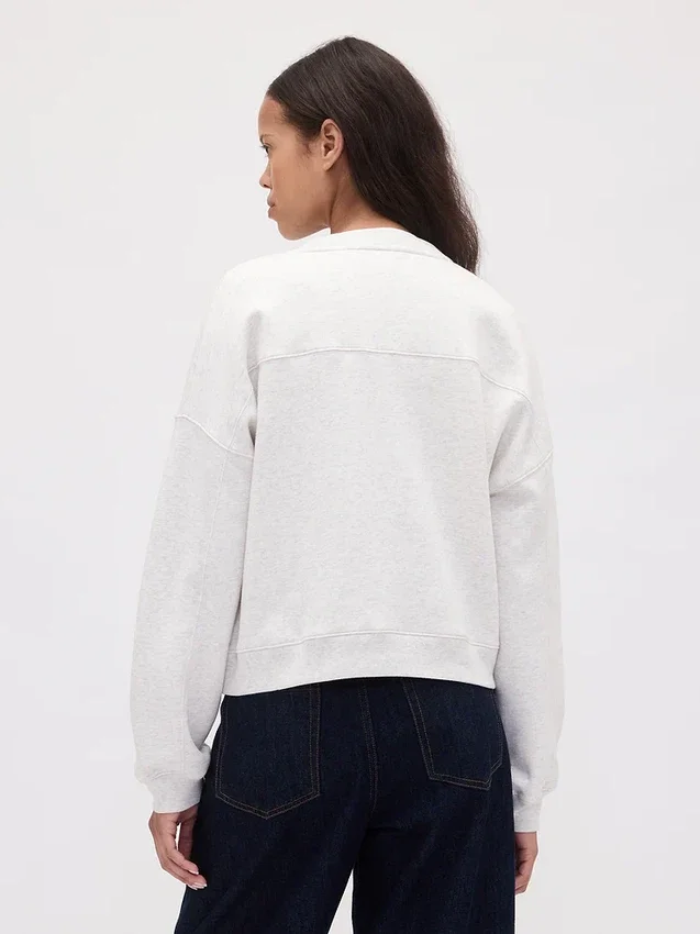 Bluza z okrągłym dekoltem i klinowym wykończeniem Vintagesoft