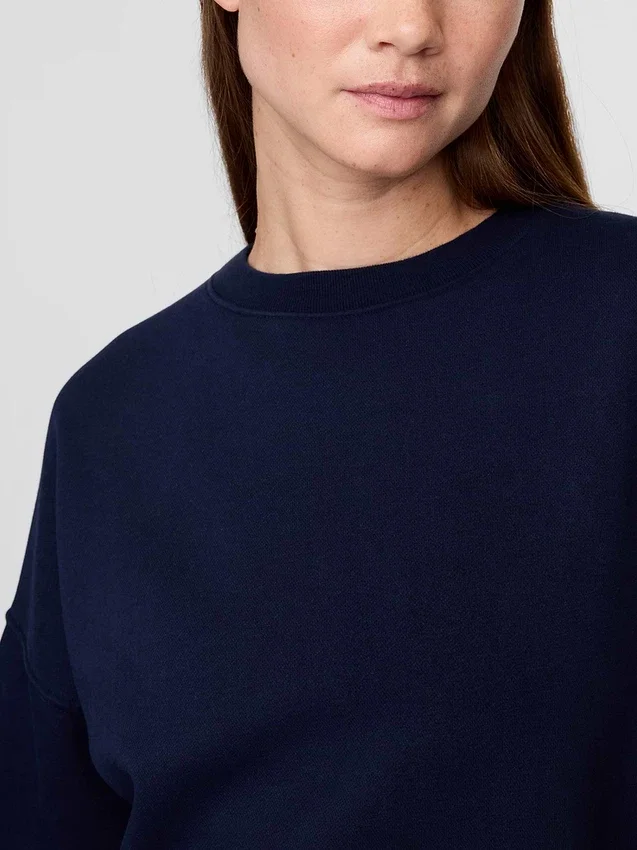 Bluza z okrągłym dekoltem i klinowym wykończeniem Vintagesoft