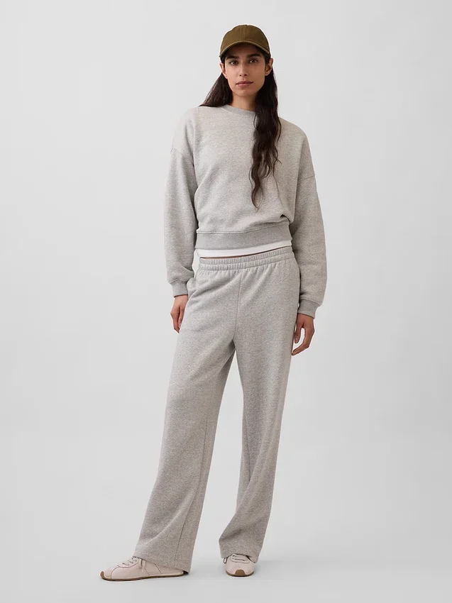Bluza z okrągłym dekoltem i klinowym wykończeniem Vintagesoft