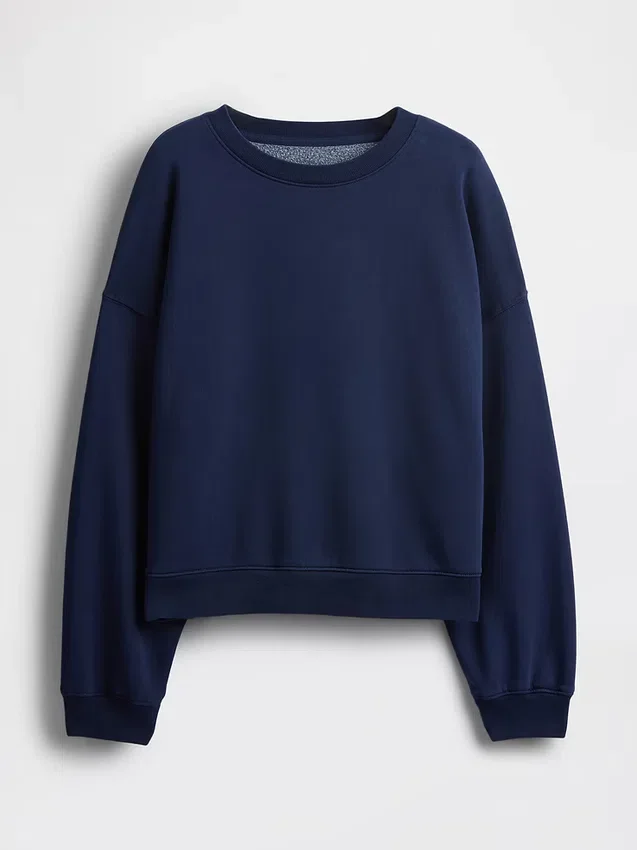 Bluza z okrągłym dekoltem i klinowym wykończeniem Vintagesoft