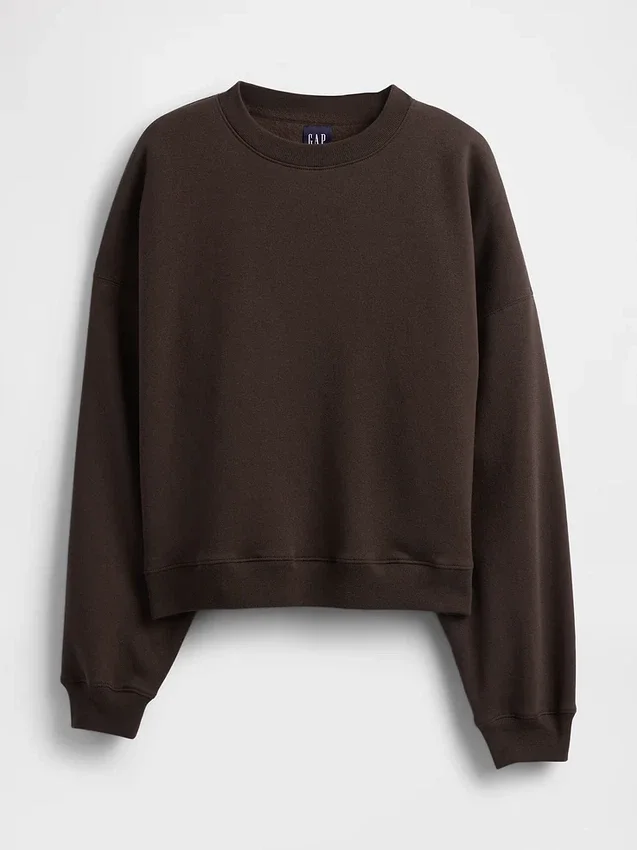 Bluza z okrągłym dekoltem i klinowym wykończeniem Vintagesoft