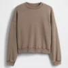 Bluza z okrągłym dekoltem i klinowym wykończeniem Vintagesoft