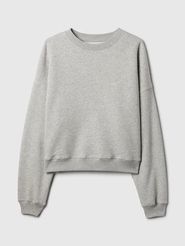 Bluza z okrągłym dekoltem i klinowym wykończeniem Vintagesoft