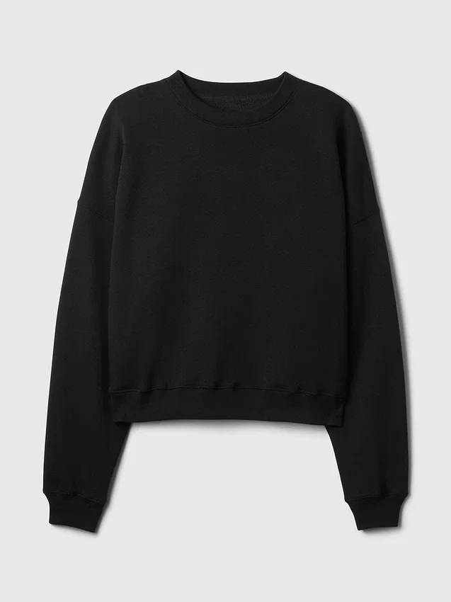 Bluza z okrągłym dekoltem i klinowym wykończeniem Vintagesoft