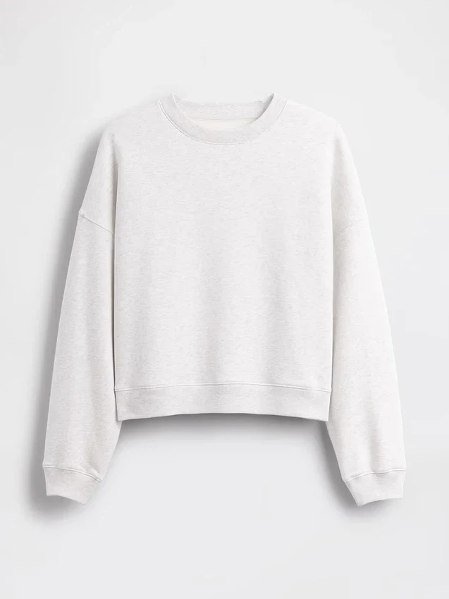 Bluza z okrągłym dekoltem i klinowym wykończeniem Vintagesoft