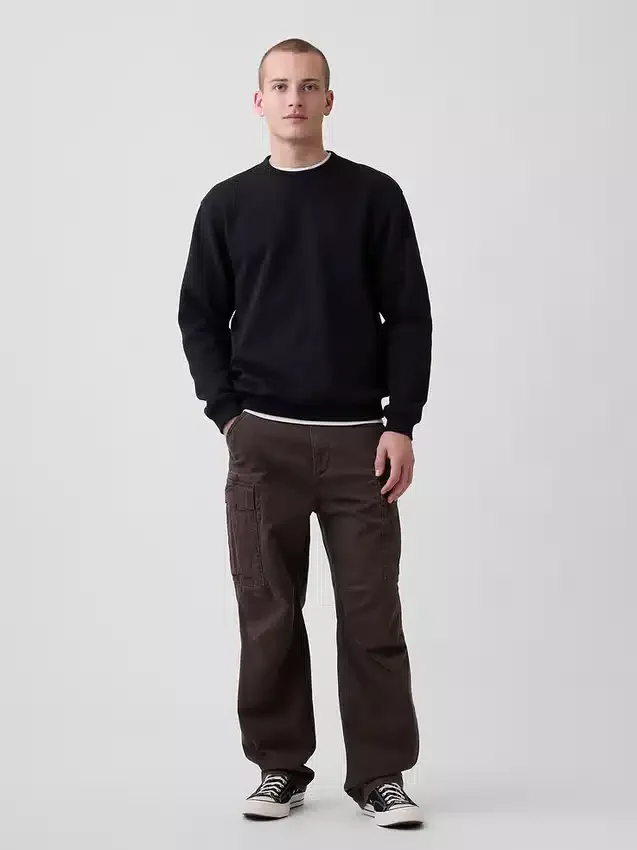 Bluza z okrągłym dekoltem Vintagesoft dla dorosłych