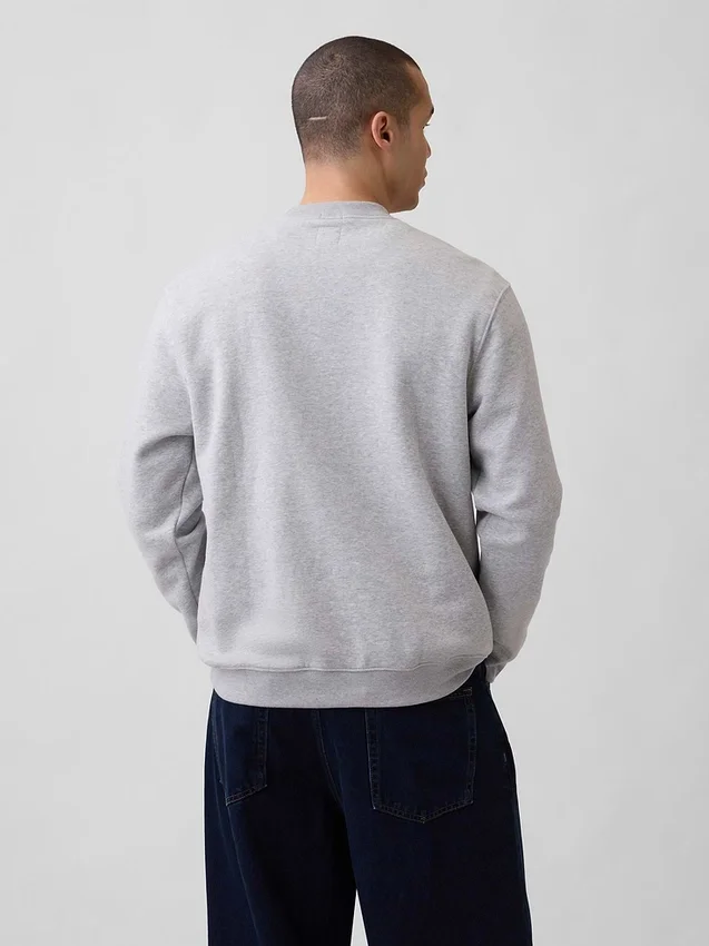 Bluza z okrągłym dekoltem Vintagesoft dla dorosłych
