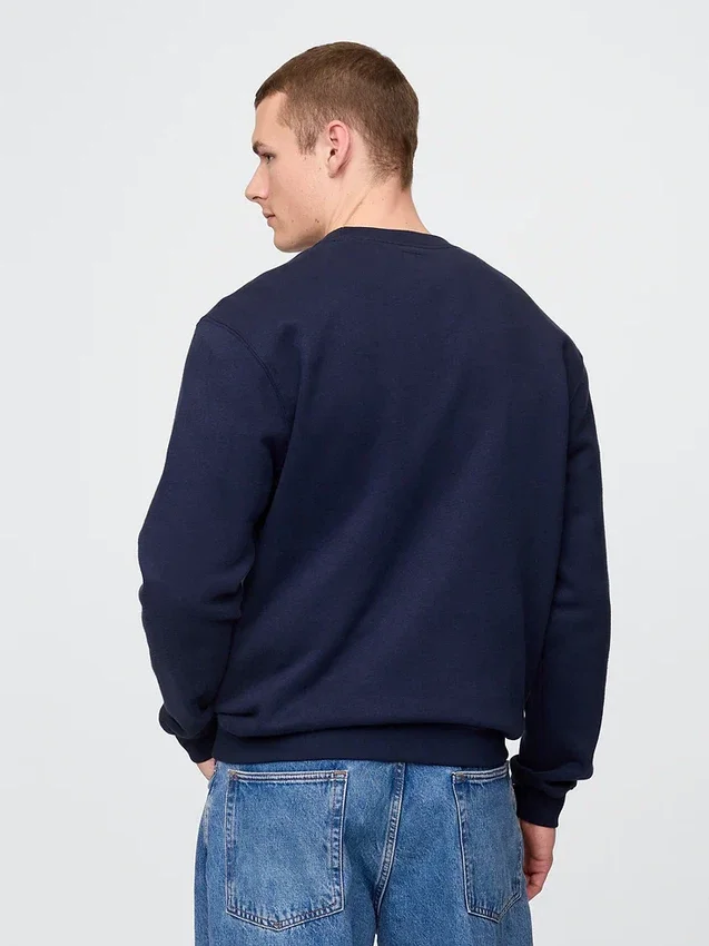 Bluza z okrągłym dekoltem Vintagesoft dla dorosłych