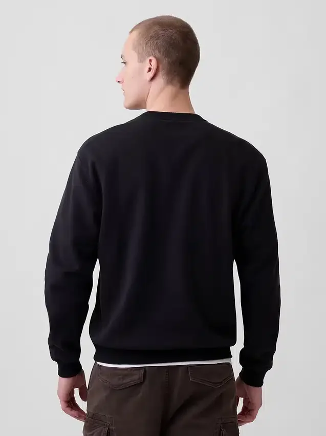 Bluza z okrągłym dekoltem Vintagesoft dla dorosłych