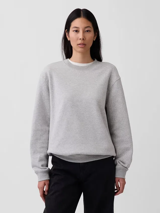 Bluza z okrągłym dekoltem Vintagesoft dla dorosłych